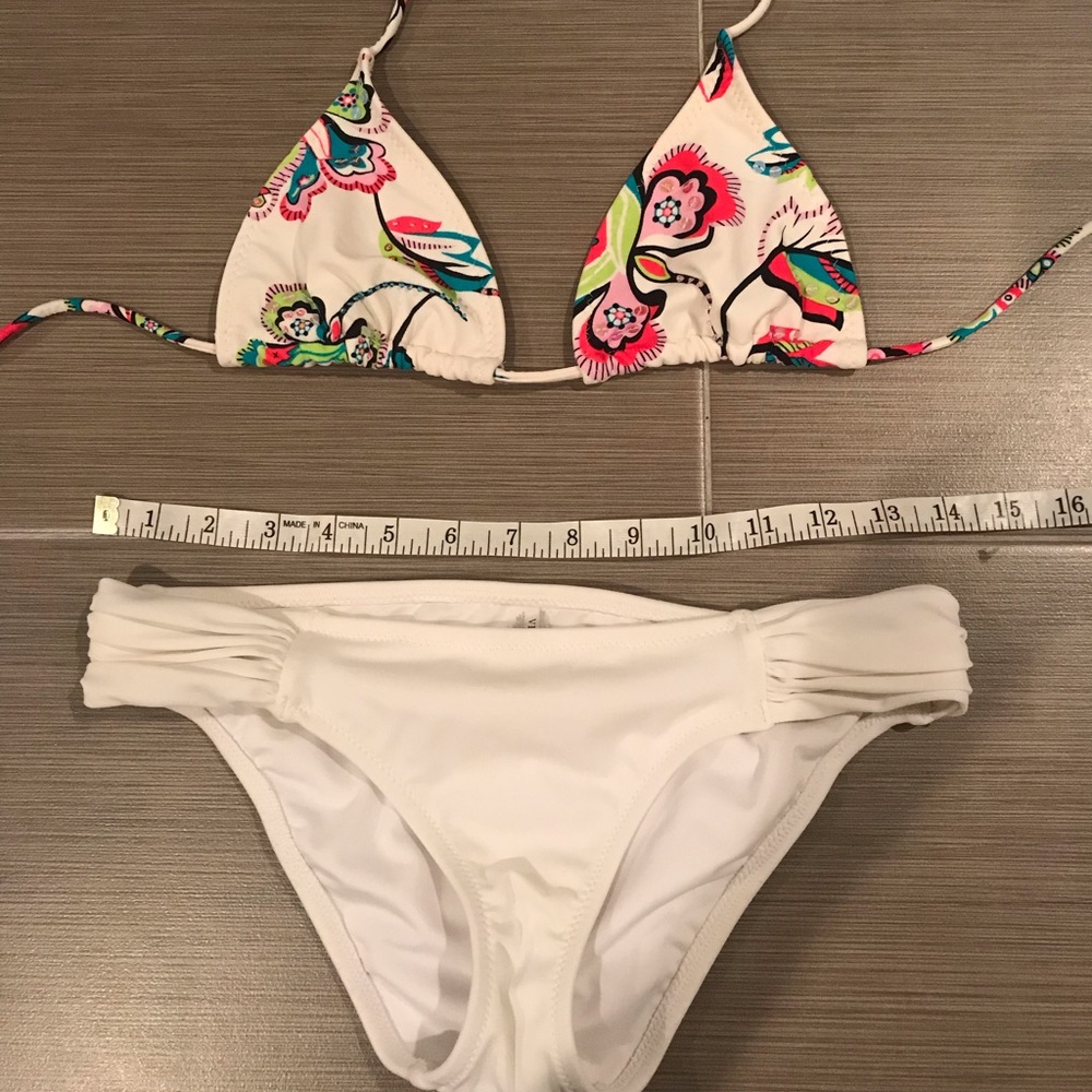 BOGO!!! White floral bikini